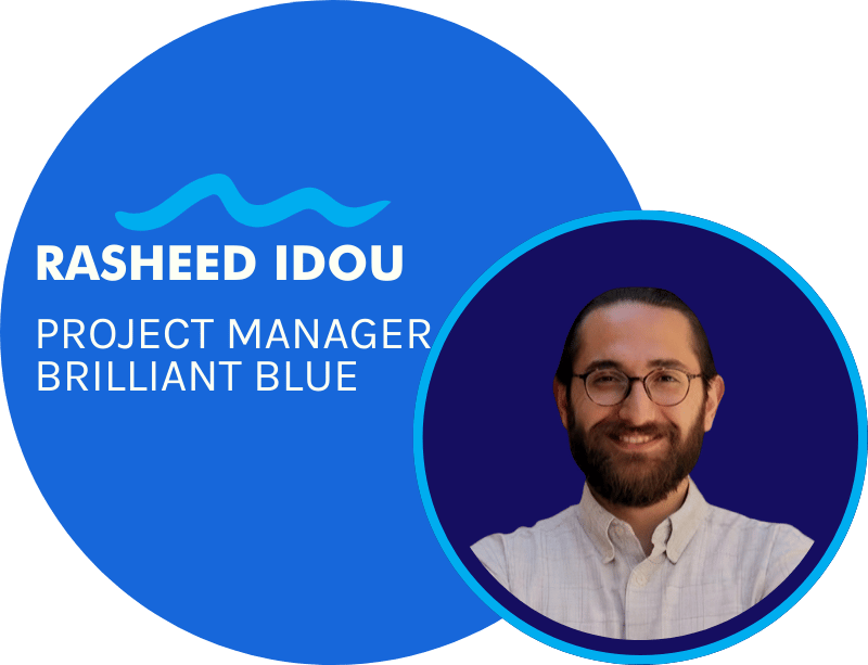 Picture of Rasheed Idou, Project Manager of Brilliant Blue
